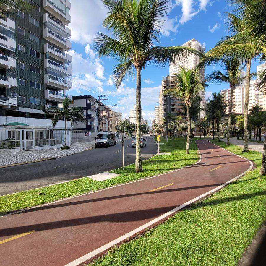 Kitnet Frente Pro Mar Em Vila Caicara, Portaria 24 Hs E Wifi Praia Grande  Exterior foto