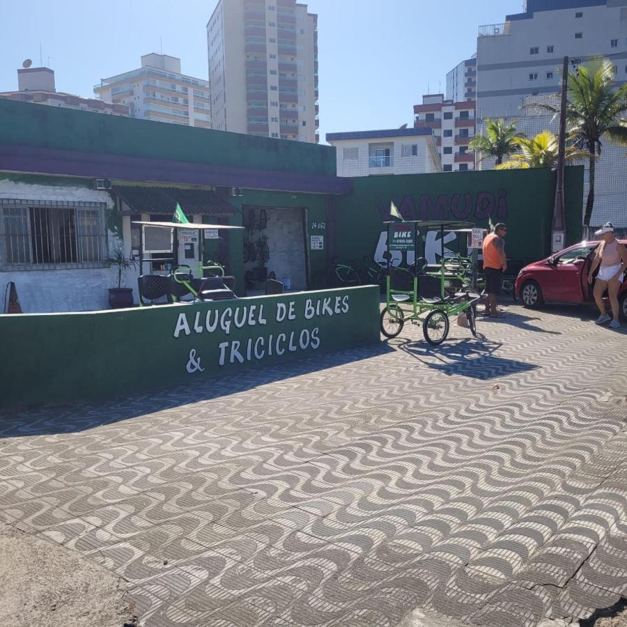 Kitnet Frente Pro Mar Em Vila Caicara, Portaria 24 Hs E Wifi Praia Grande  Exterior foto