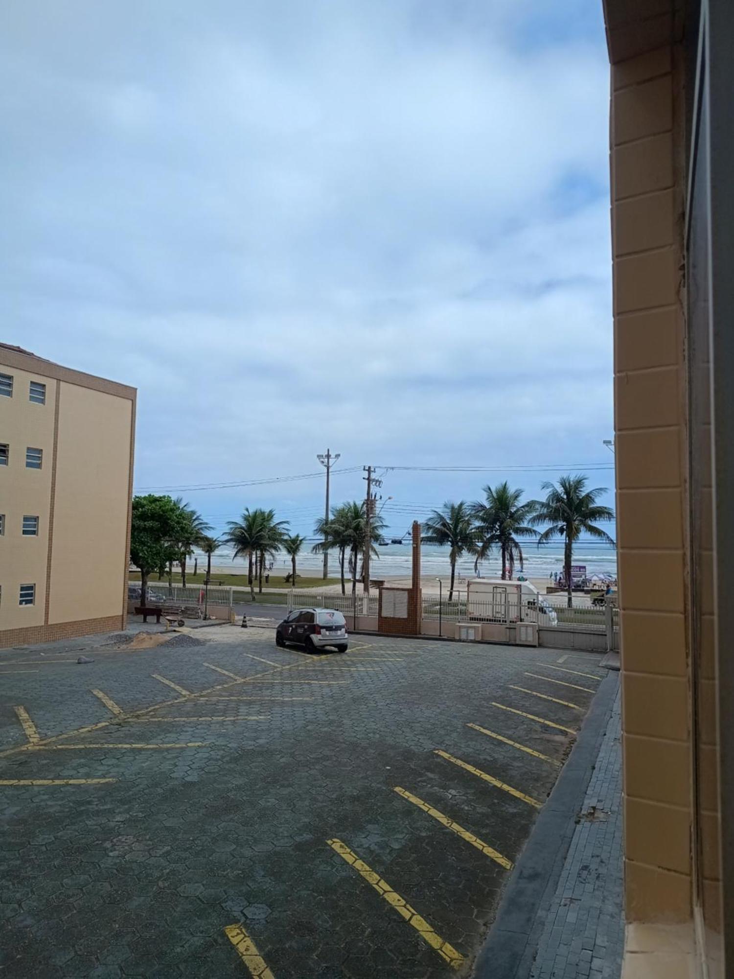 Kitnet Frente Pro Mar Em Vila Caicara, Portaria 24 Hs E Wifi Praia Grande  Exterior foto